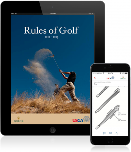 Software application development and maintenance services: did 2.0 and 2.1 versions of The Rules of Golf app for iPhone and iPad