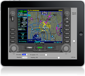 Avidyne IFD Am flight simulator port to iPad